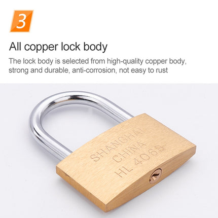 Copper Padlock Small Lock, Style: Short Lock Beam, 20mm Open-garmade.com