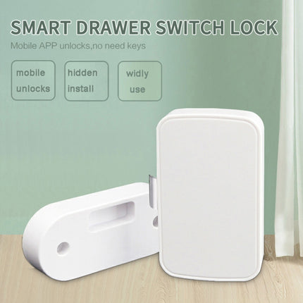 T1 Bluetooth + Tuya APP Smart Drawer Lock Invisible Lock, Support Remote Control Unlocking-garmade.com