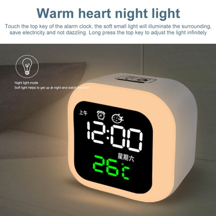 USB Home Smart Clock with Night Light & Memory Function & LED Display-garmade.com