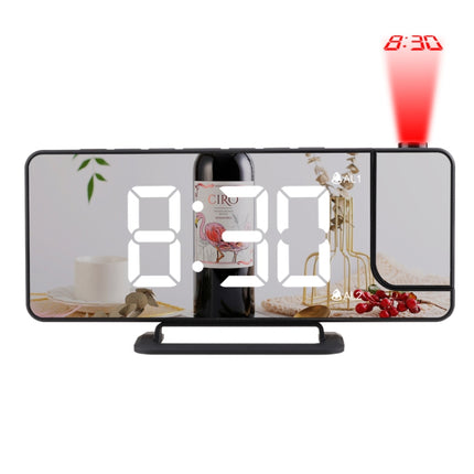 TS-9210 Digital Mirror Projection Alarm Clock With Time Display and Projection-garmade.com