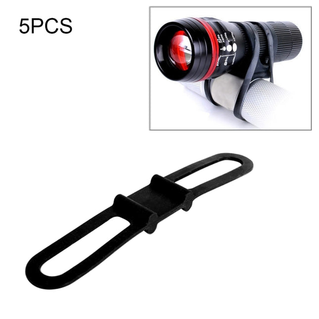 5 PCS Bike Bicycle High Strength Straps Holder For Cellphone Lights Computer, Random Color Delivery-garmade.com