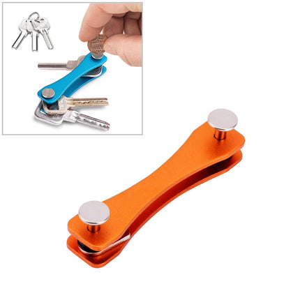 Portable Metal Key Storage Clip(Orange)-garmade.com