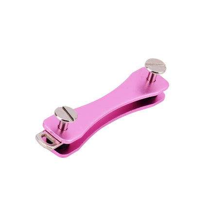 Portable Metal Key Storage Clip(Pink)-garmade.com
