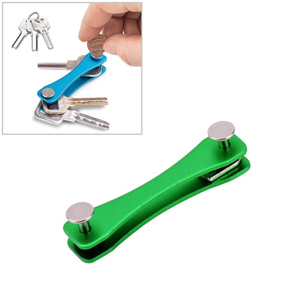 Portable Metal Key Storage Clip(Green)-garmade.com