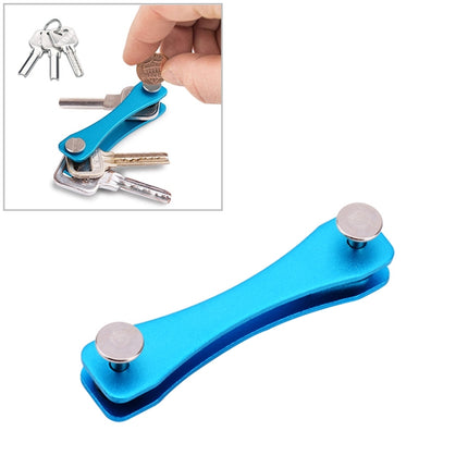 Portable Metal Key Storage Clip(Blue)-garmade.com