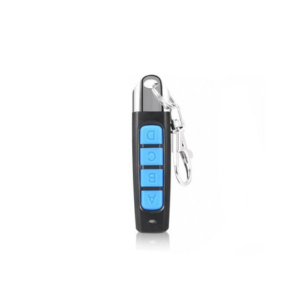 433MHz Copy Type Universal Wireless Garage Door Key 4 Buttons Copy Remote Control Transmitter(Blue)-garmade.com