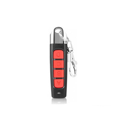 433MHz Copy Type Universal Wireless Garage Door Key 4 Buttons Copy Remote Control Transmitter(Red)-garmade.com