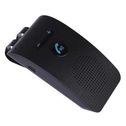 SP09 Multipoint Wireless Bluetooth V4.2 Handsfree Car Kit Speaker Speakerphone, Support Voice Readout & Vibration Sensor-garmade.com