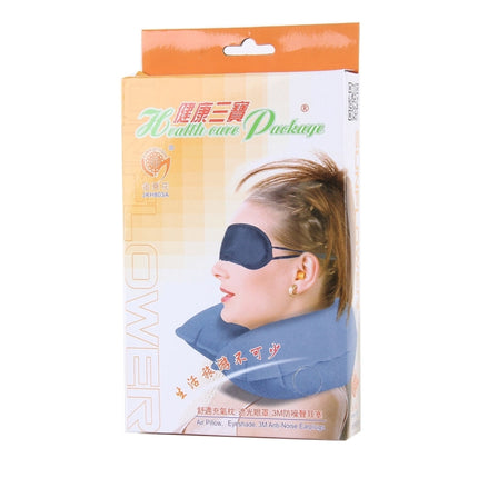 JKH803A Healthy Three Treasure:Air Pillow,Eyeshade, Anti-Noise Earplugs-garmade.com