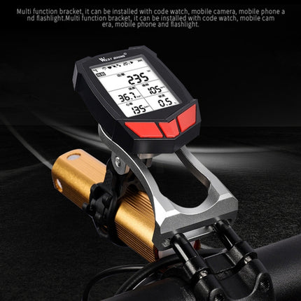 Mountain Bike Code Table Seat Bicycle Extension Bracket Light Stand(Black)-garmade.com