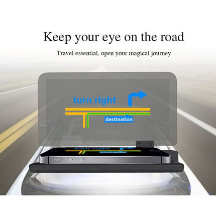 H6 Multi-function Car Smartphone Navigation Head Up Display Holder for 6 Inch Smartphone-garmade.com
