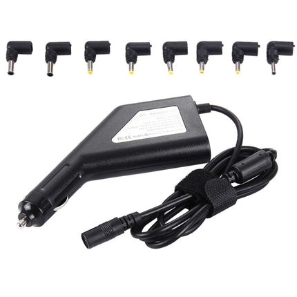 Laptop Notebook Power 90W Universal Car Charger with 8 Power Adapters & 1 USB Port for Samsung, Sony, Asus, Acer, IBM, HP, Lenovo (Black)-garmade.com