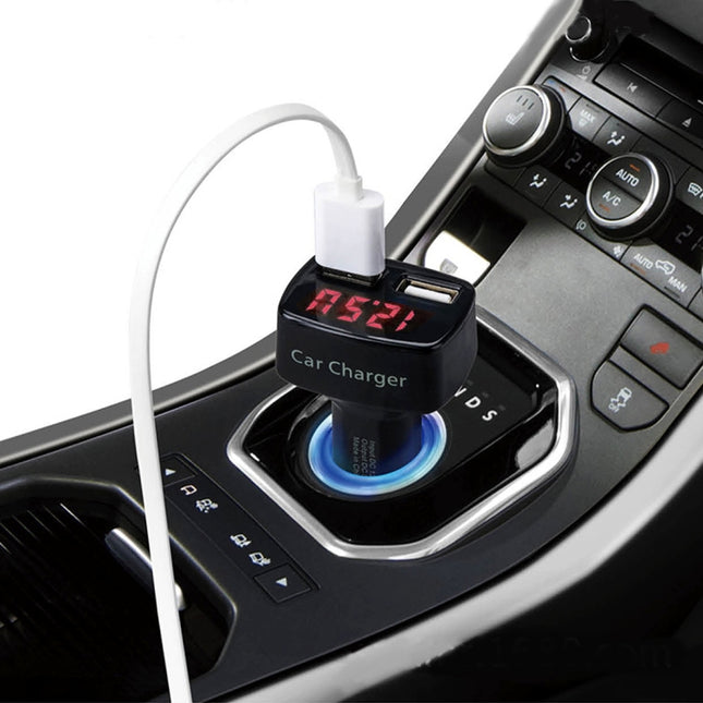 DC 12-24V Input Intelligent Matching Current Intelligent Charge 5V 3.1A Output Dual USB Ports Car Charger-garmade.com