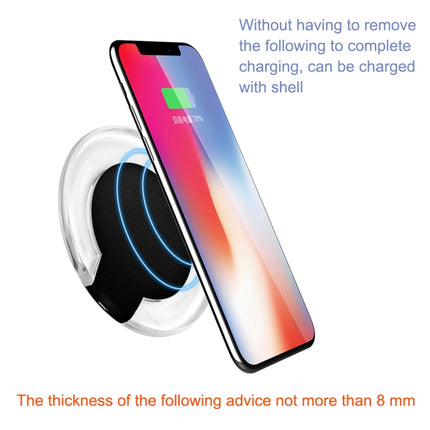 Safety Wireless and Limitless QI-standard Wireless Charger Fast Charging Charger with Micro USB Cable-garmade.com