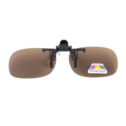 Polarized Clip-on Flip Up Plastic Clip Sunglasses Lenses Glasses Unbreakable Driving Fishing Outdoor Sport-garmade.com