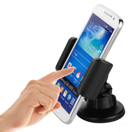 3R-1005 Universal Car Suction Cup Mount Bracket Phone Holder for 68-80mm Mobile Phone-garmade.com