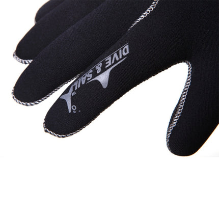DIVE&SAIL 3mm Neoprene Anti-slip Warm Wear-resistant Swimming Diving Gloves-garmade.com