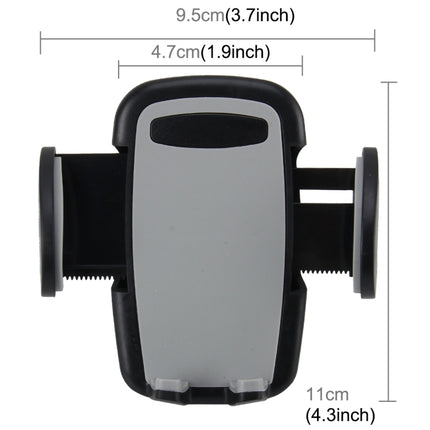 Universal Phone Holder Stand Mount, Clip Width: 47-95mm, For iPhone, Samsung, LG, Nokia, HTC, Huawei, and other Smartphones(Grey)-garmade.com