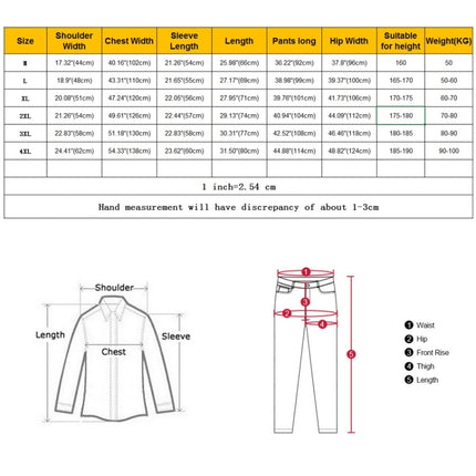 Durable Reflective Motorcycle Split Raincoat Pants Riding Bicycle Electric Bike Windproof Waterproof Rain Wear for Adult, Size: XL(Red)-garmade.com