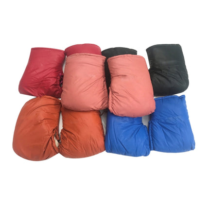 1 Pair Car Motorcycle Water & Wind Resistant Winter Ski Riding Thickened Cotton PU Gloves, Random Color Delivery-garmade.com