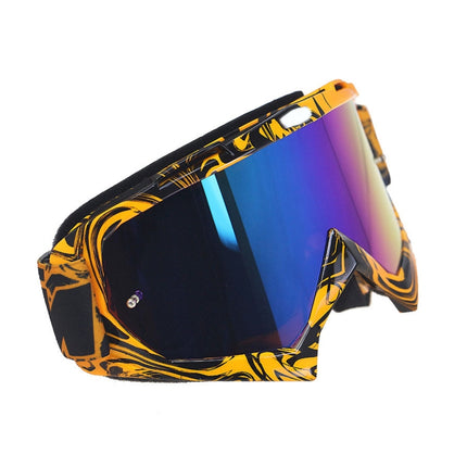 Motorcycle Parts Goggles Ski Goggles Outdoor Windproof Glasses(Colour)-garmade.com