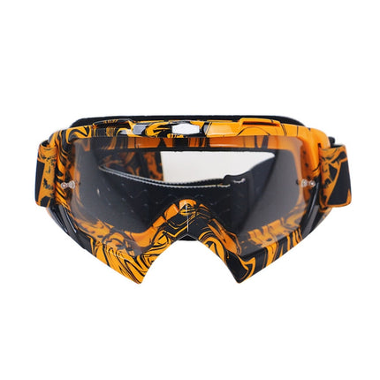 Motorcycle Parts Goggles Ski Goggles Outdoor Windproof Glasses(Transparent)-garmade.com