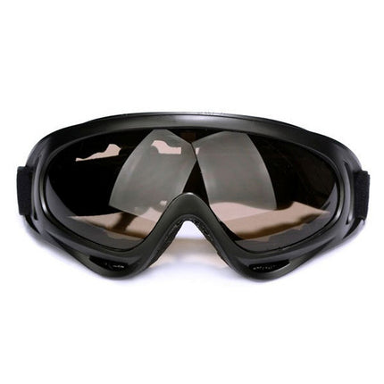 Motorcycle Parts Goggles Anti-UV Goggles Outdoor Windproof Glasses(Brown)-garmade.com