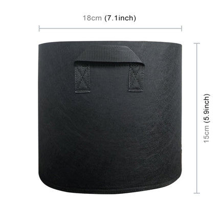 1 Gallon Planting Grow Bag Thickened Non-woven Aeration Fabric Pot Container with Handle-garmade.com