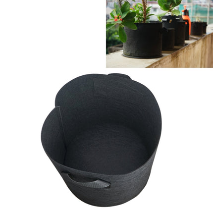 10 Gallon Planting Grow Bag Thickened Non-woven Aeration Fabric Pot Container with Handle-garmade.com