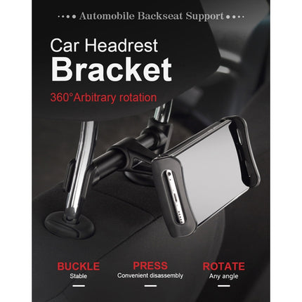 p-01 Auto Car Seatback Tablet PC / Mobilephone Holder (Black)-garmade.com