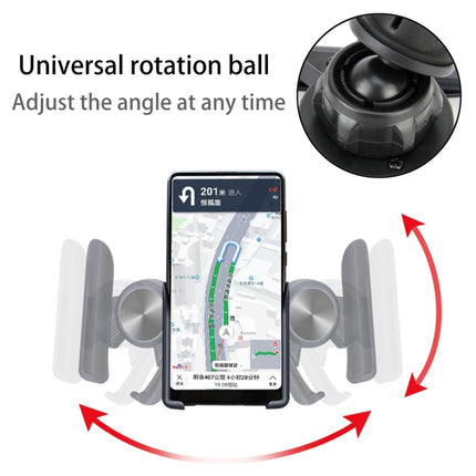 Universal Car Air Vent Mount Phone Holder Stand, Clip Width: 6-8.5cm, For iPhone, Galaxy, Sony, Lenovo, HTC, Huawei and other Smartphones (Black)-garmade.com