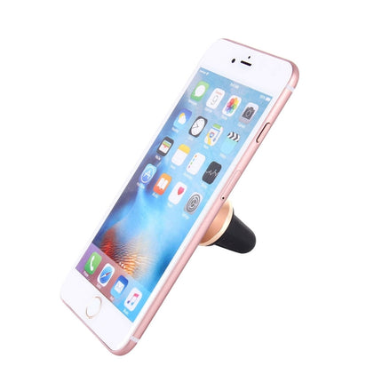 Universal Magnetic Car Air Vent Mount Phone Holder, For iPhone, Samsung, Huawei, Xiaomi, HTC and Other Smartphones(Gold)-garmade.com