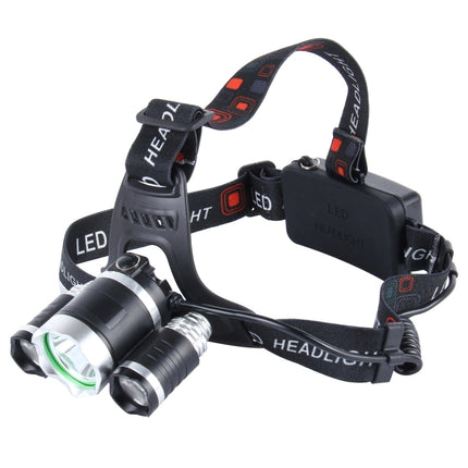 LED Headlamp High Power Bright Headlight , 3 CREE T6 with Charger, NO Including Batteries-garmade.com