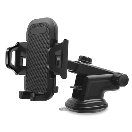 Multi-function Vehicle Navigation Frame Suction Cup Car Mount Phone Holder(Black)-garmade.com