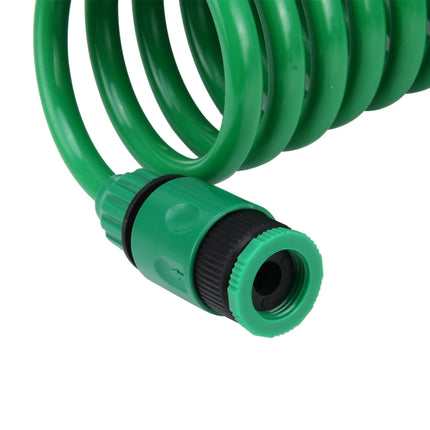 Garden Watering Series Spring Tube Hose Telescopic Spiral Pipe with Water Connector Adaptor and Connector, Length: 15m-garmade.com