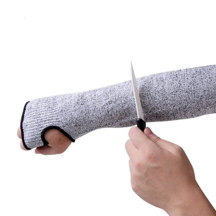 Elastic Breathable Anti-cut Elbow Arm Sleeve HPPE Protective Gear, Length: 36cm-garmade.com