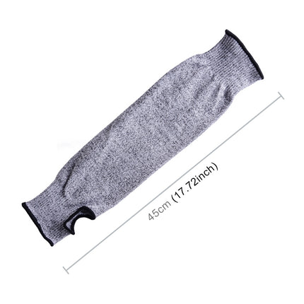 Elastic Breathable Anti-cut Elbow Arm Sleeve HPPE Protective Gear, Length: 45cm-garmade.com