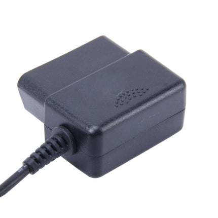 Car Auto 16Pin OBD Charging Cable Micro USB Power Adapter for GPS Tablet E-dog Phone, Cable Length: 2m-garmade.com