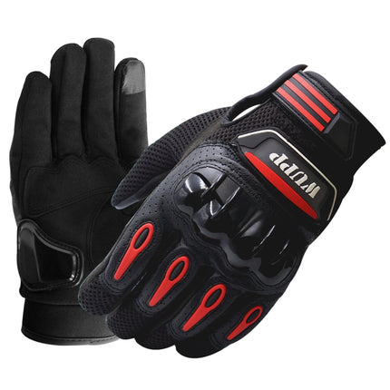 WUPP Motorcycle Gloves Touch Screen Waterproof Breathable Wearable Anti-skid Resistance Summer Winter Full-Finger Protective Gloves, Size: XL-garmade.com