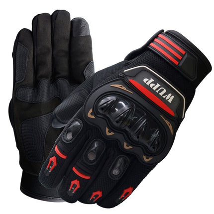 WUPP Motorcycle Gloves Touch Screen Waterproof Breathable Wearable Anti-skid Resistance Summer Winter Full-Finger Protective Gloves, Size: XXL-garmade.com