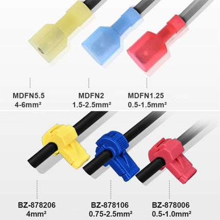 120 in 1 Universal T Shape Push Clamp Solderless Wire Connector Fast Wiring Terminal Insulated Joint Connector Set-garmade.com