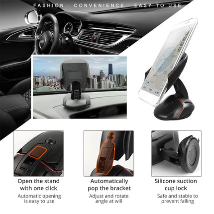 Suction Cup Rotatable Creative Mouse Shaped Car Holder-garmade.com