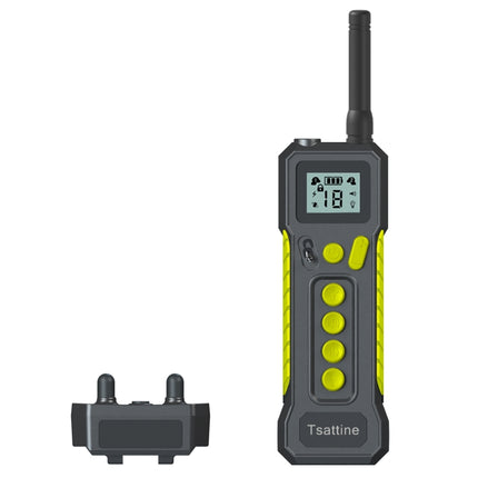 Tsattine T10 IP68 Waterproof 2000FT Dog Training Device with LCD Light-garmade.com