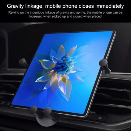 Original Huawei Folding Mobile Phone Car Holder for Huawei Mate X2 / Mate Xs / Mate X (Black)-garmade.com