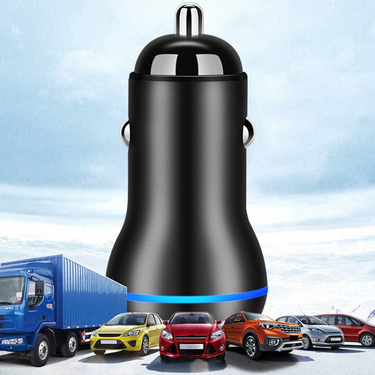 ACC-581 PD 20W + QC3.0 Type-C / USB-C + USB Fast Charging Car Charger (Black)-garmade.com