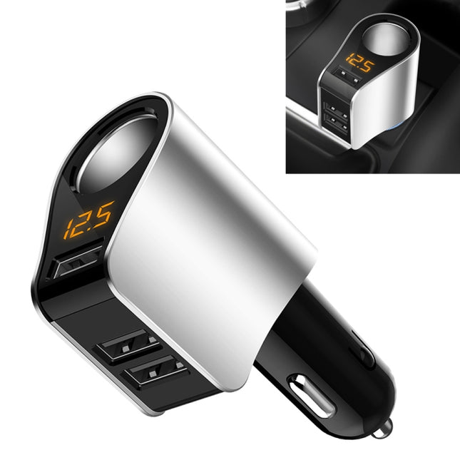 Car Multi-functional Three USB Charger Adapter 3 in 1 Fast Charger-garmade.com