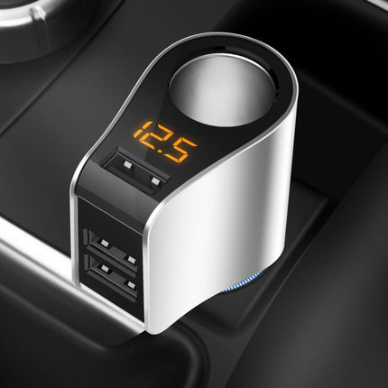Car Multi-functional Three USB Charger Adapter 3 in 1 Fast Charger-garmade.com