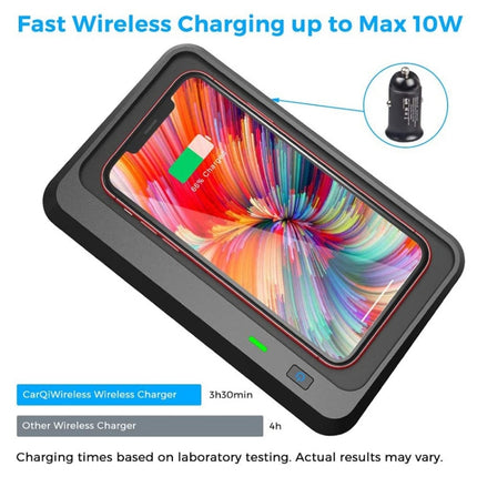 Car Qi Standard Wireless Charger 10W Quick Charging for 2015-2019 Land Rover Discovery Sport, Left Driving-garmade.com