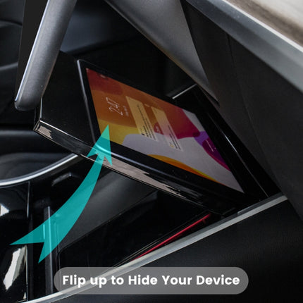 Car Tablet Holder for iPad Mini 4 / 5 Bracket Fixed Base for Tesla Model 3 / Y before 2021, Left Driving-garmade.com