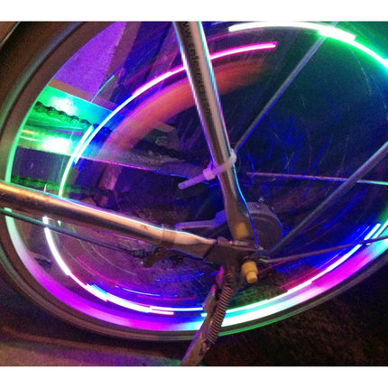 Bicycle Wheel Spoke Decorative LED Light Article Bar Strip-garmade.com